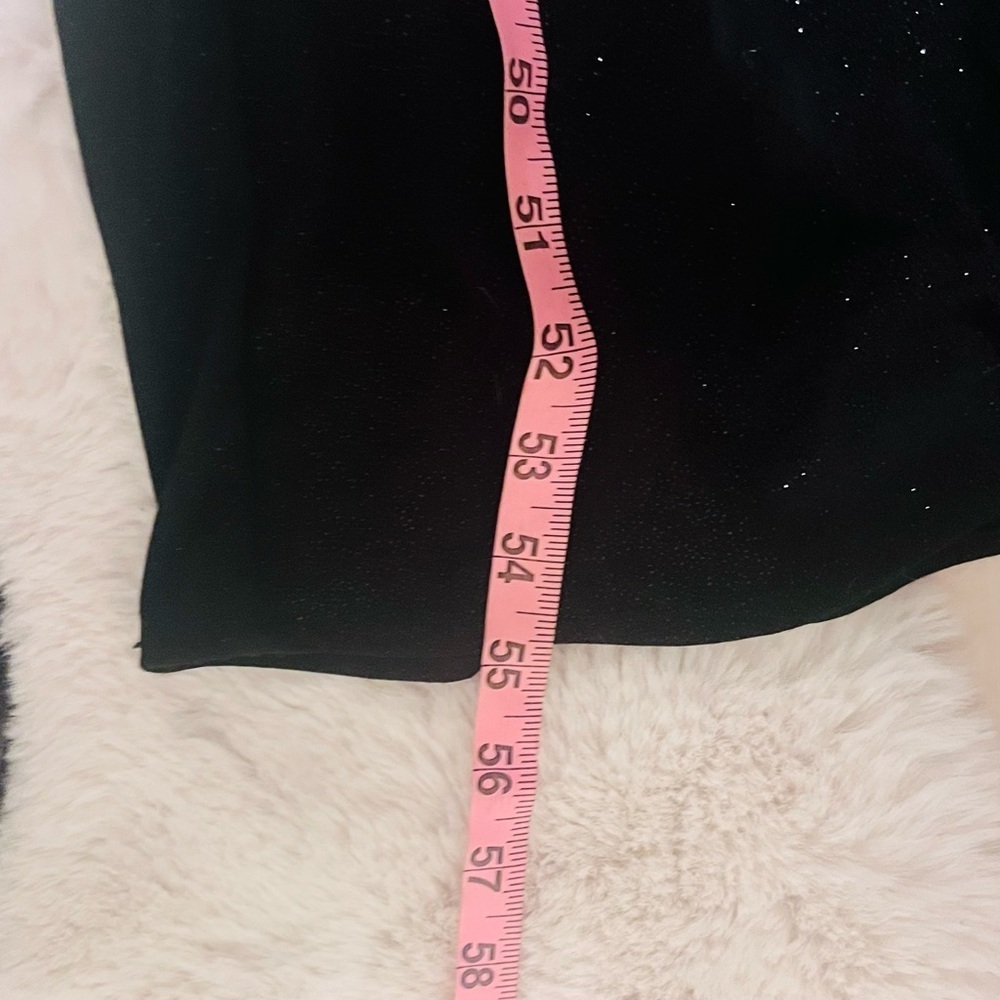 Beautiful 😍R&M Richards Empire Waist Black Sleeveless Sparkle Maxi Dress size 8 - Picture 15 of 15